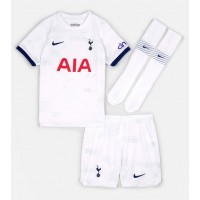 Fotballdrakt Barn Tottenham Hotspur Cristian Romero #17 Hjemmedraktsett 2023-24 Kortermet (+ Korte bukser)